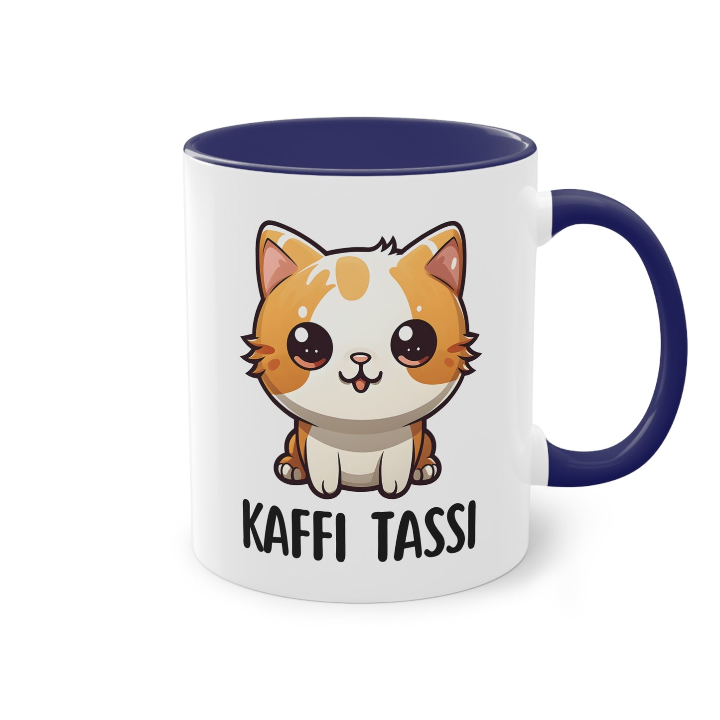Kaffi Tassi Tasse mit süßem Kätzchen für Kaffee Fans
