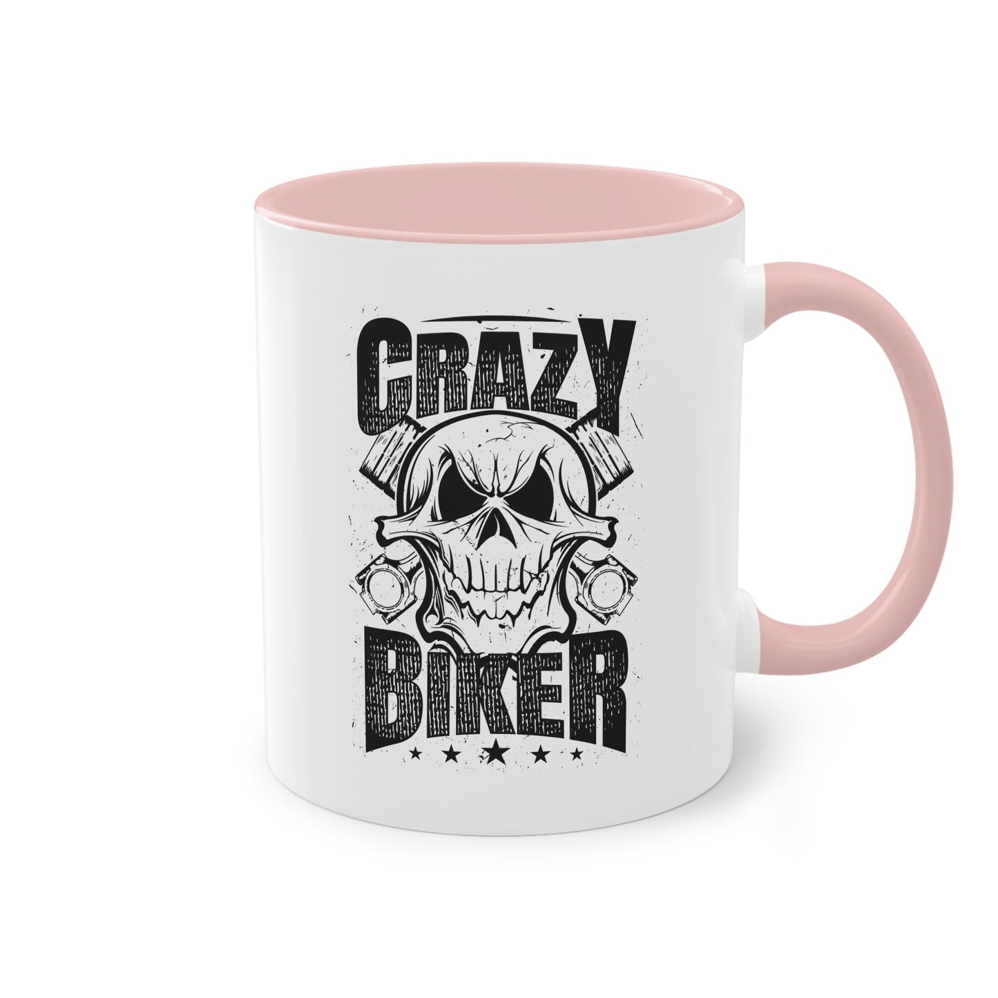 Crazy Biker Tasse - für Biker mit Kettenöl im Blut