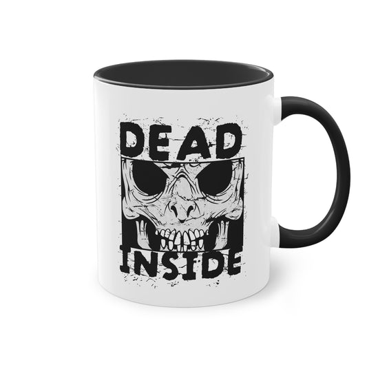 Gruselige Totenkopf Tasse für Fans düsterer Halloween Designs