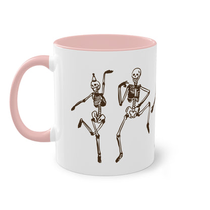 Halloween Tasse - Tanzende Skelette für Spooky Vibes