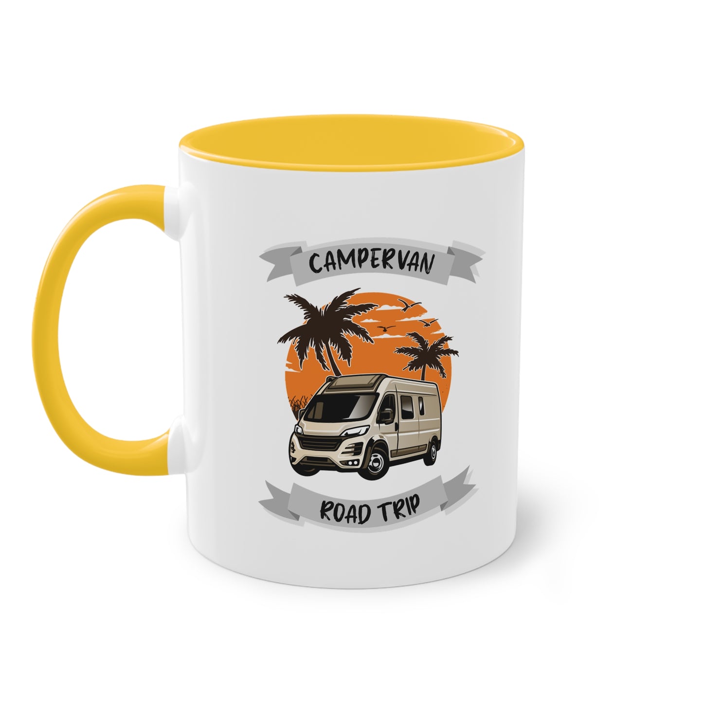 Unterwegs im Campervan: Road Trip Abenteuer Tasse