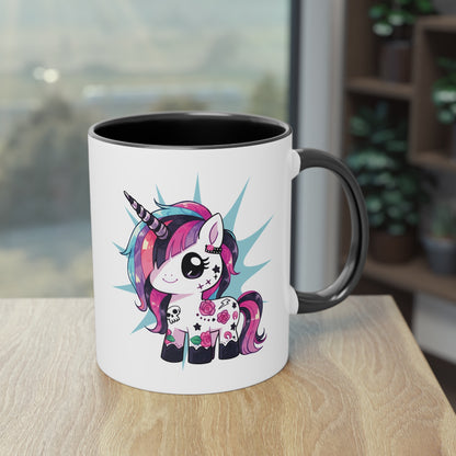 Tattoo Einhorn Tasse - Freches Design für Einhorn- und Tattoo-Fans