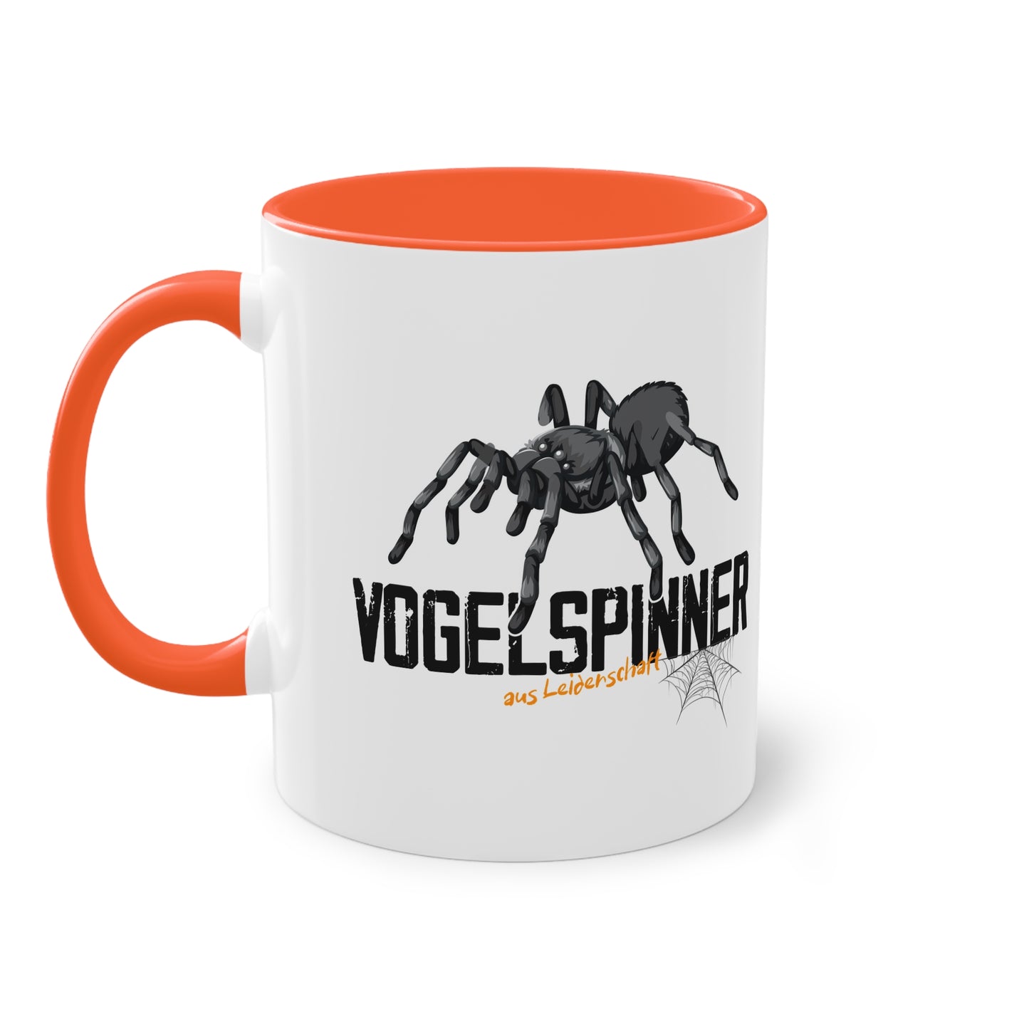 "Vogelspinner aus Leidenschaft" - Vogelspinnen Tasse mit Herz