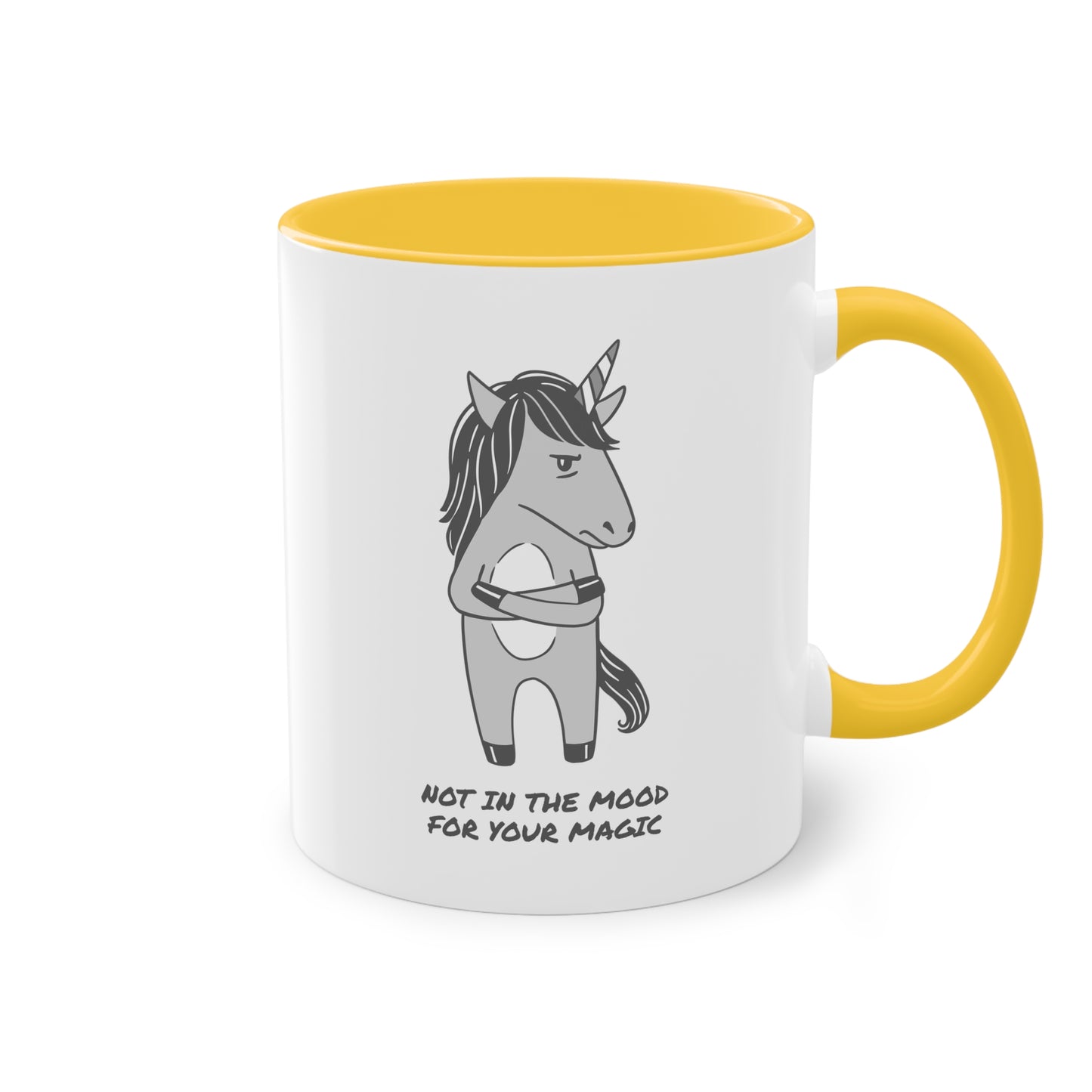 Grumpy Einhorn Tasse - "Not in the Mood for Your Magic"