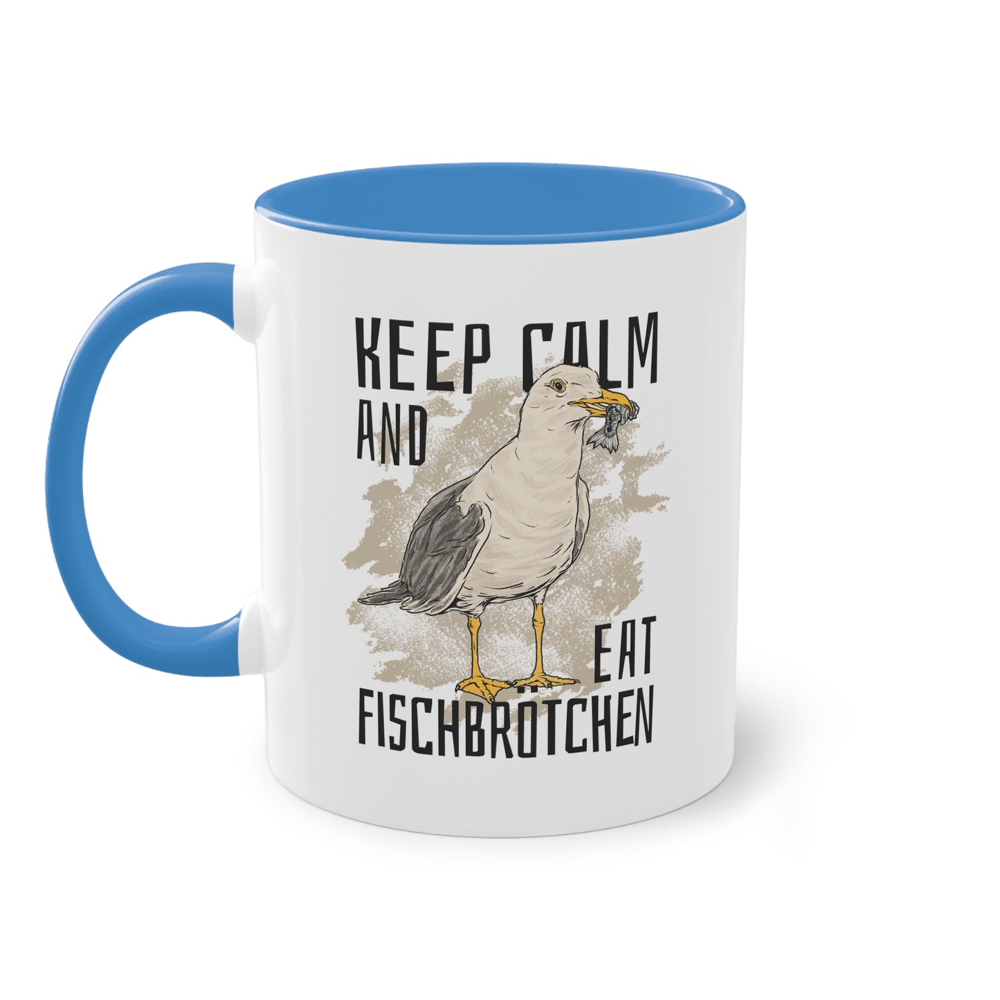 Keep Calm and Eat Fischbrötchen Tasse - Maritimer Genuss für echte Küstenfans