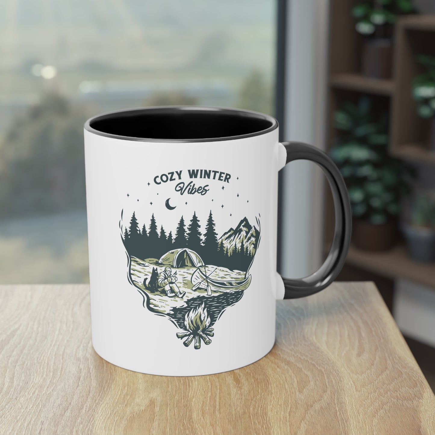 Winter Camping Tasse - "Cozy Winter Vibes"