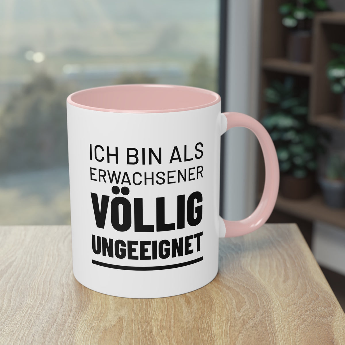 Spruchtasse "Ich bin als Erwachsener völlig ungeeignet", Ansicht 9