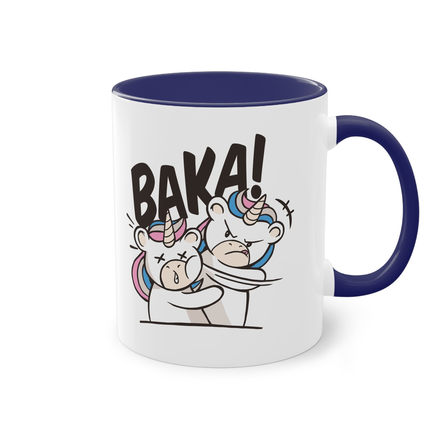 Baka Einhorn Tasse - lustiges Design für Anime- und Einhorn-Fans