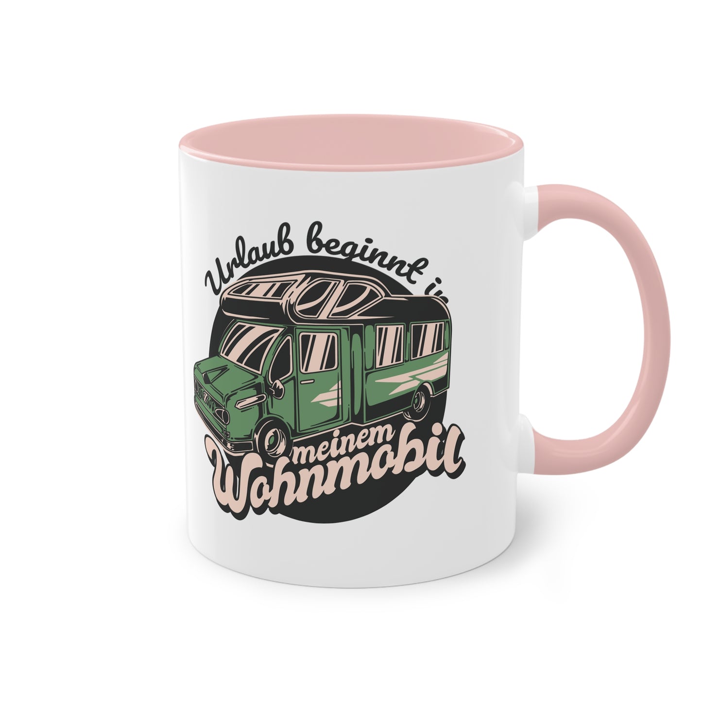 Camping Wohnmobil Tasse - "Urlaub beginnt in meinem Wohnmobil"