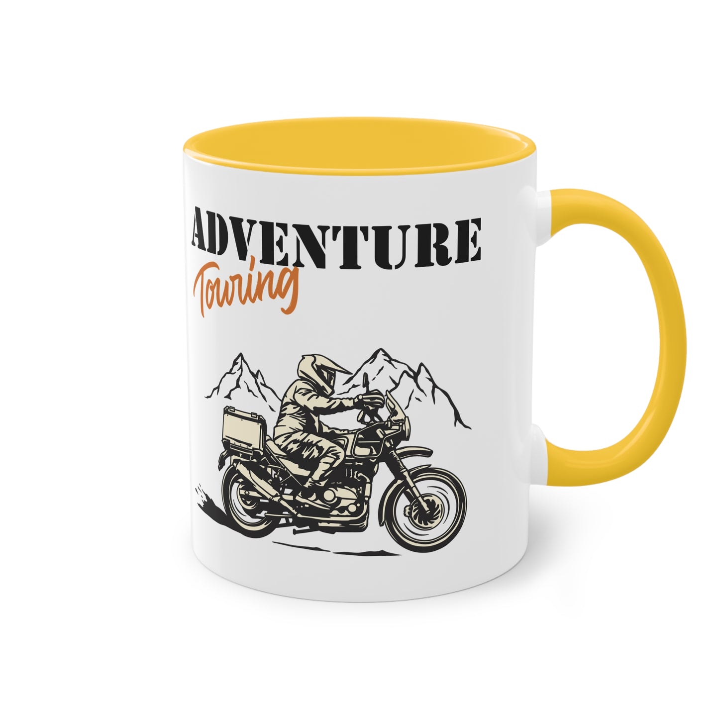 "Adventure Touring" Tasse - Für Motorrad-Abenteurer