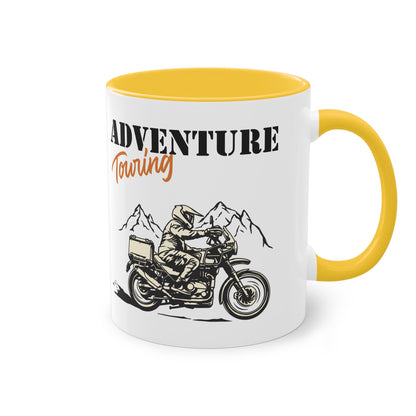 "Adventure Touring" Tasse - Für Motorrad-Abenteurer