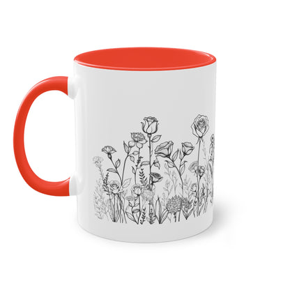 Blumenwiese Tasse - Elegantes Design für Gartenliebhaber