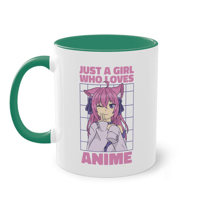 Anime-Liebhaberin - Die Manga/Anime-Tasse mit Otaku Girl