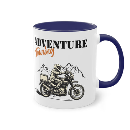 "Adventure Touring" Tasse - Für Motorrad-Abenteurer