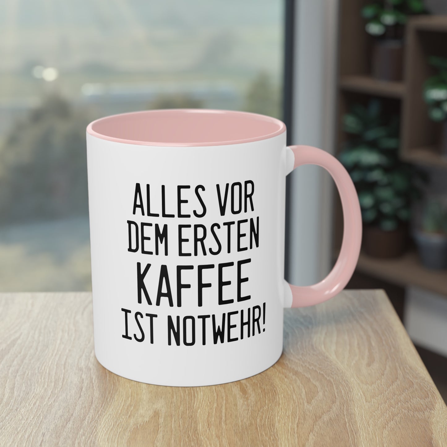 Alles vor dem ersten Kaffee ist Notwehr Tasse