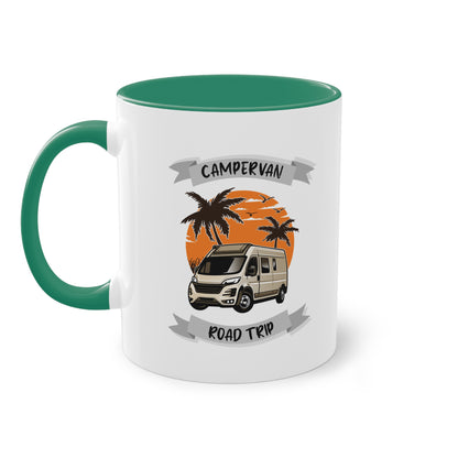 Unterwegs im Campervan: Road Trip Abenteuer Tasse