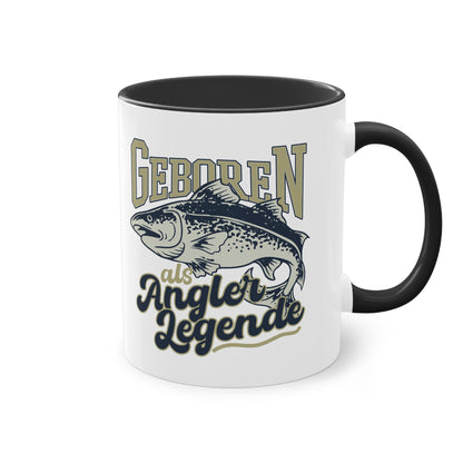 Geboren als Angler Legende Tasse - Perfekt für passionierte Angler