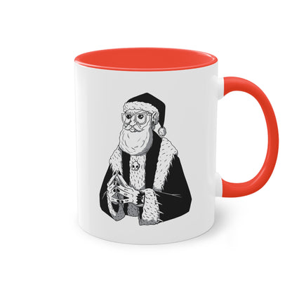 Dunkle Weihnachtsstimmung: Gothic Weihnachtsmann Tasse