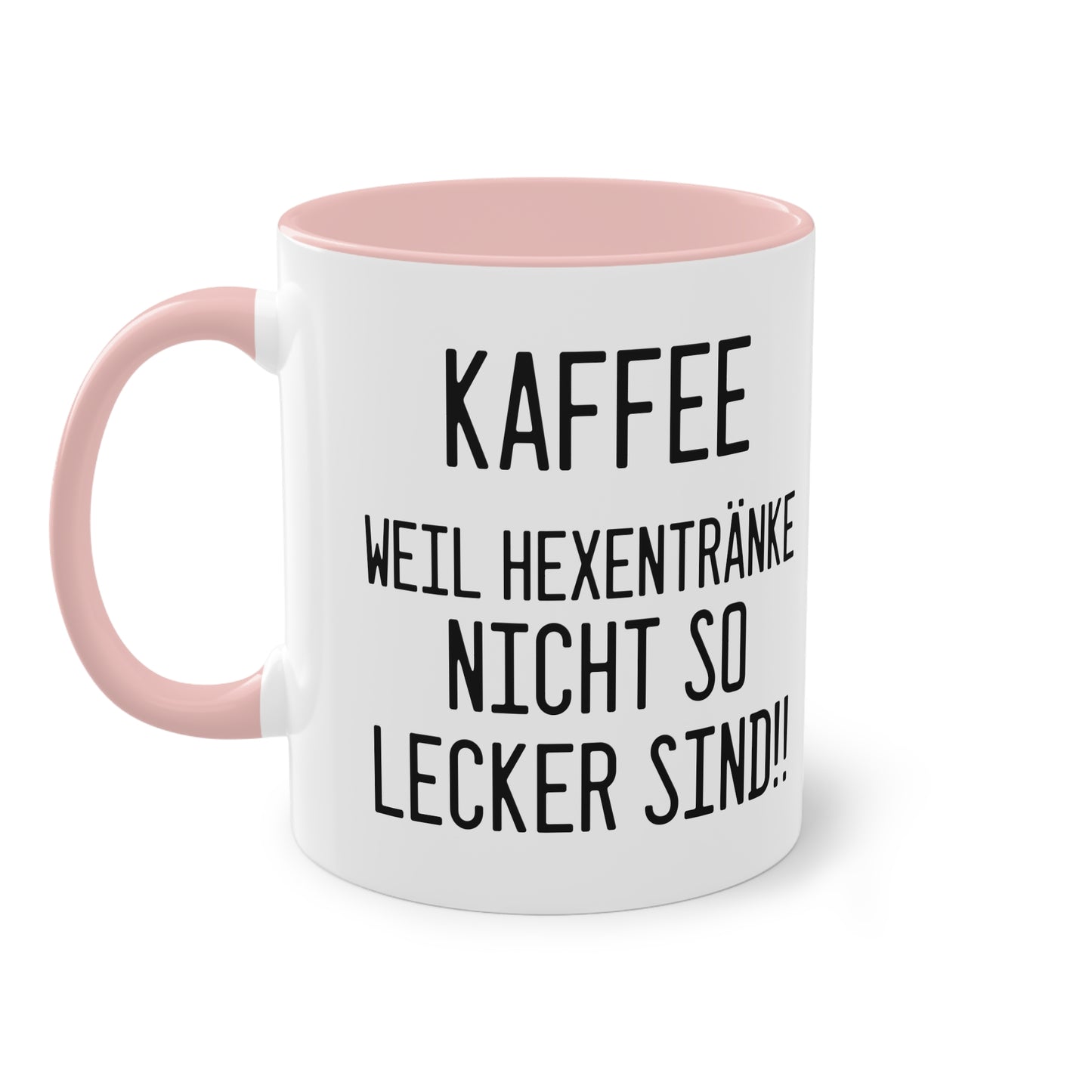 Kaffee, weil Hexentränke nicht so lecker sind - Halloween Spruch Tasse