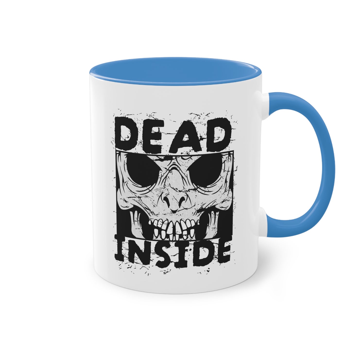 Gruselige Totenkopf Tasse für Fans düsterer Halloween Designs