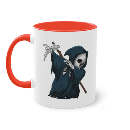 Dappender Sensenmann Tasse - Lustige Halloween Keramik Tasse