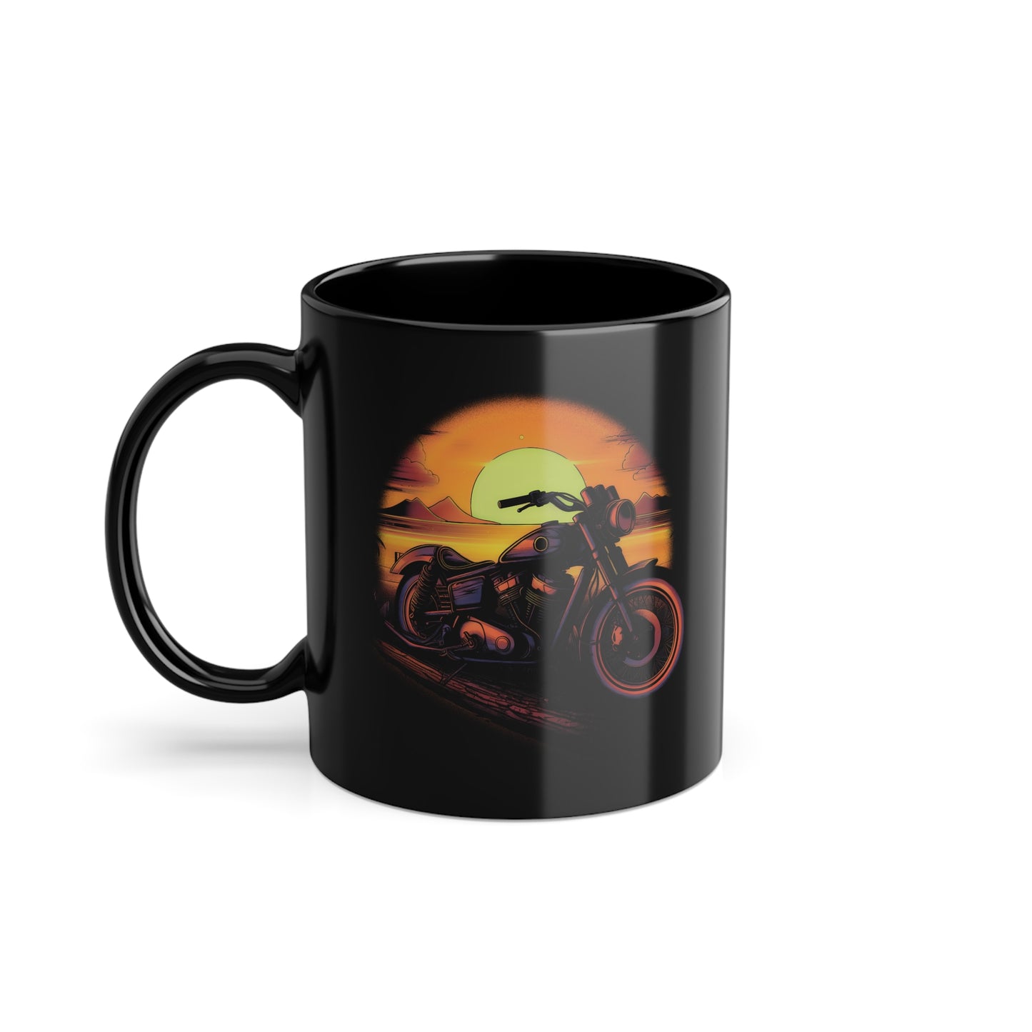 "Chopper Sunset Ride" Tasse - Die Biker Motorradtasse