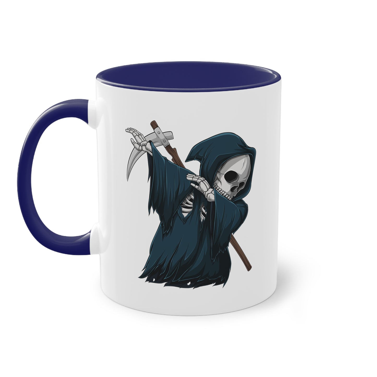 Dappender Sensenmann Tasse - Lustige Halloween Keramik Tasse