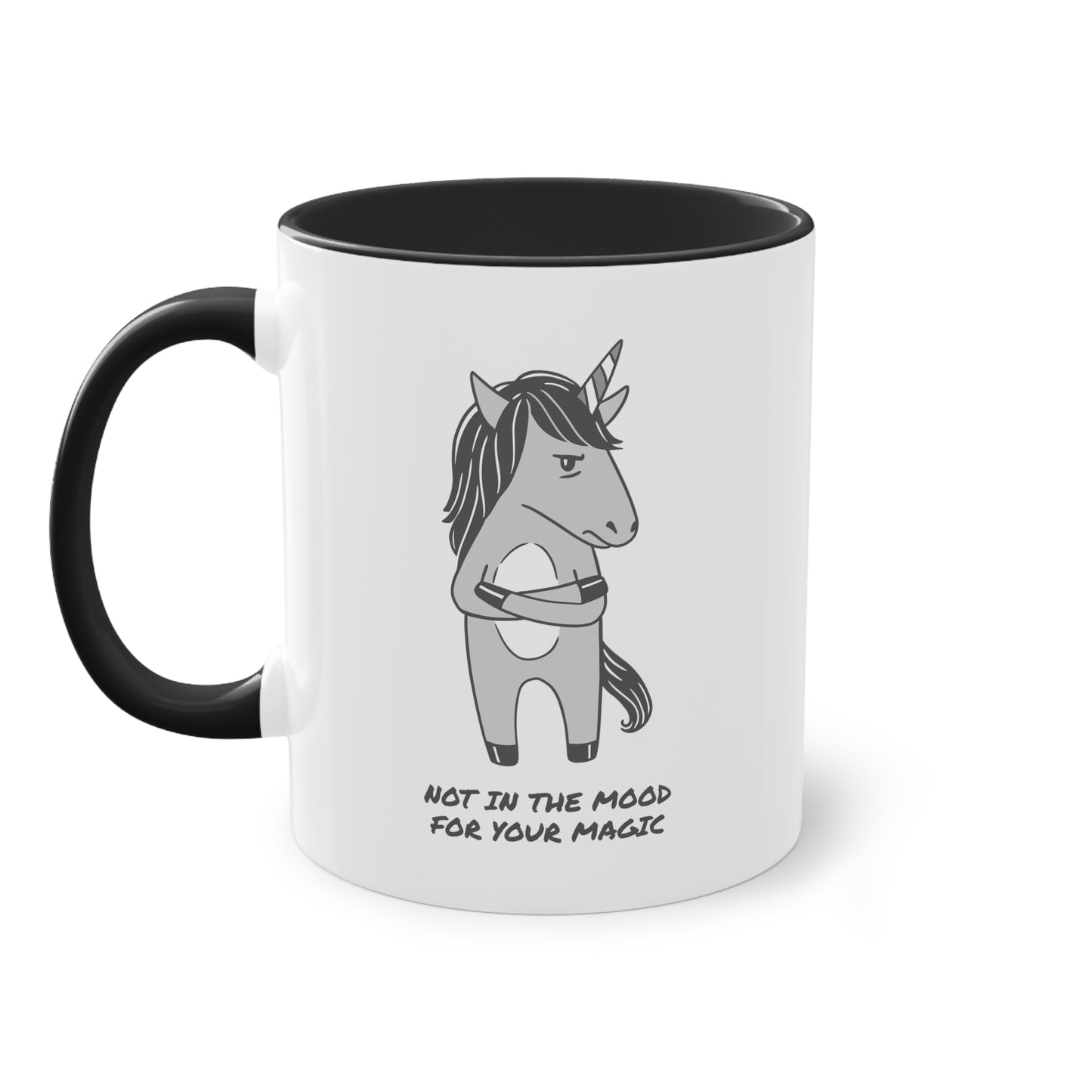 Grumpy Einhorn Tasse - "Not in the Mood for Your Magic"