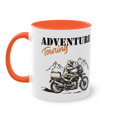 "Adventure Touring" Tasse - Für Motorrad-Abenteurer