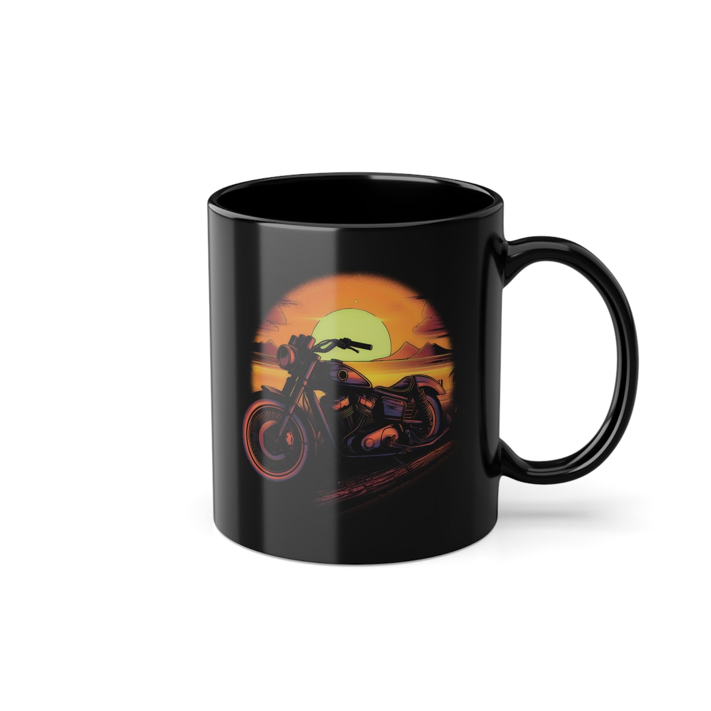 "Chopper Sunset Ride" Tasse - Die Biker Motorradtasse