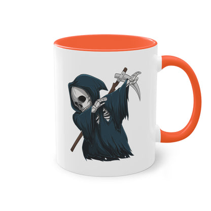 Dappender Sensenmann Tasse - Lustige Halloween Keramik Tasse