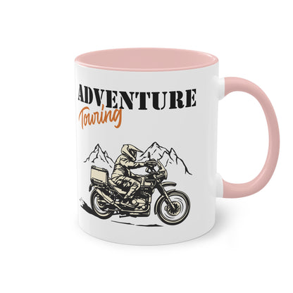 "Adventure Touring" Tasse - Für Motorrad-Abenteurer