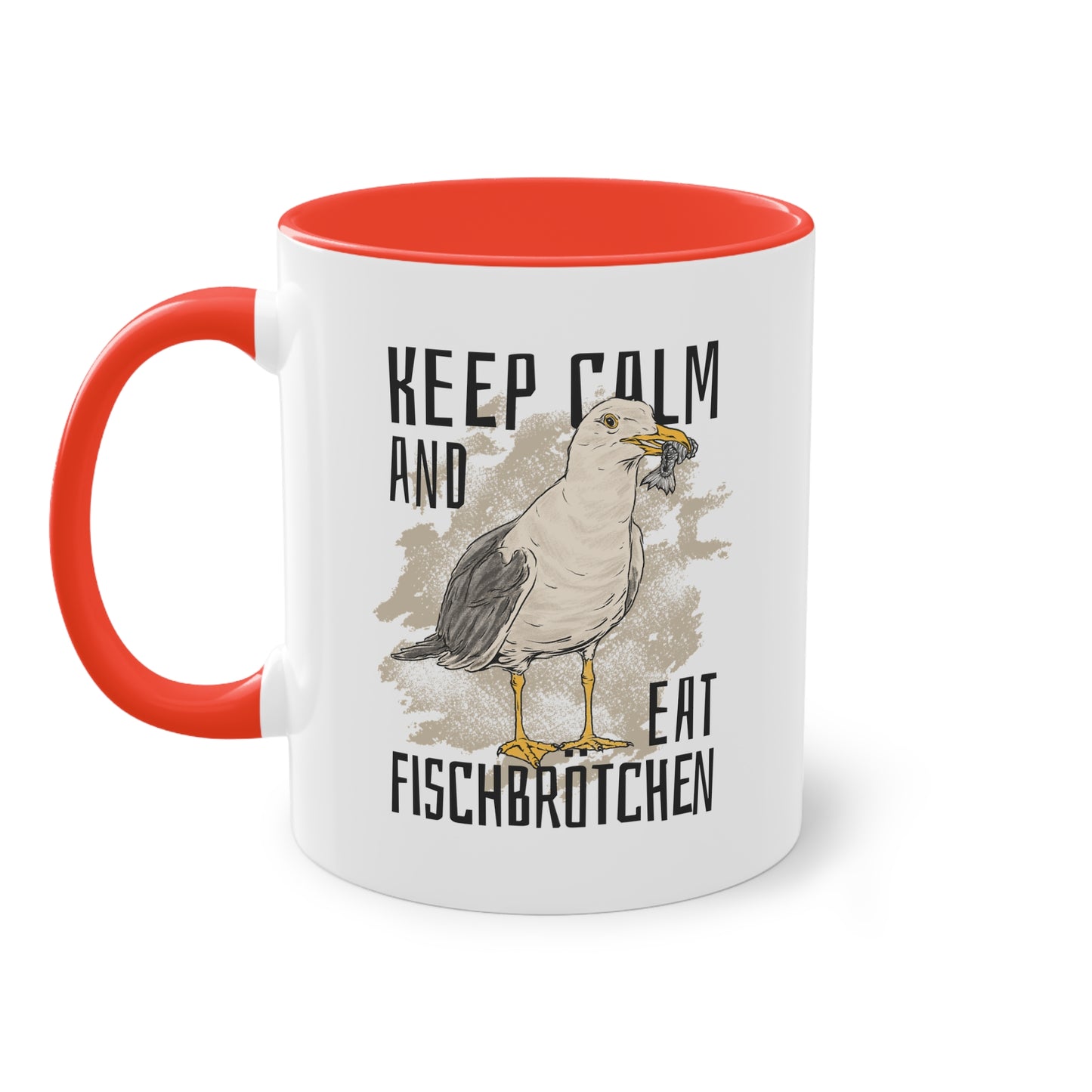 Keep Calm and Eat Fischbrötchen Tasse - Maritimer Genuss für echte Küstenfans