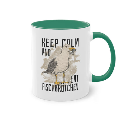 Keep Calm and Eat Fischbrötchen Tasse - Maritimer Genuss für echte Küstenfans