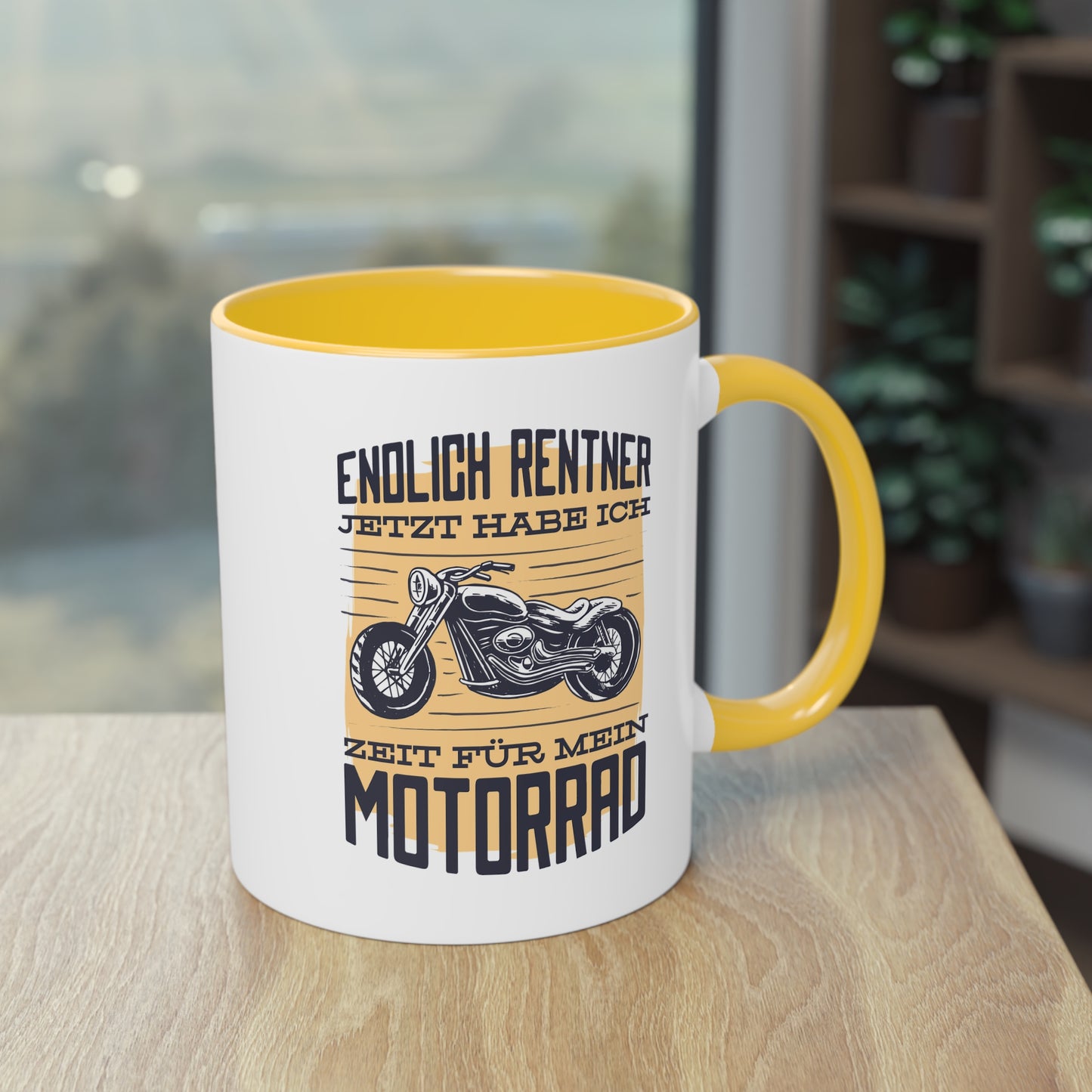 "Endlich Rentner - Jetzt habe ich Zeit für mein Motorrad" Tasse