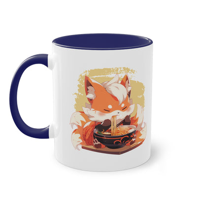 Fuchs Ramen Tasse - Niedliche Anime/Manga Tasse mit Fuchs und Ramen Design