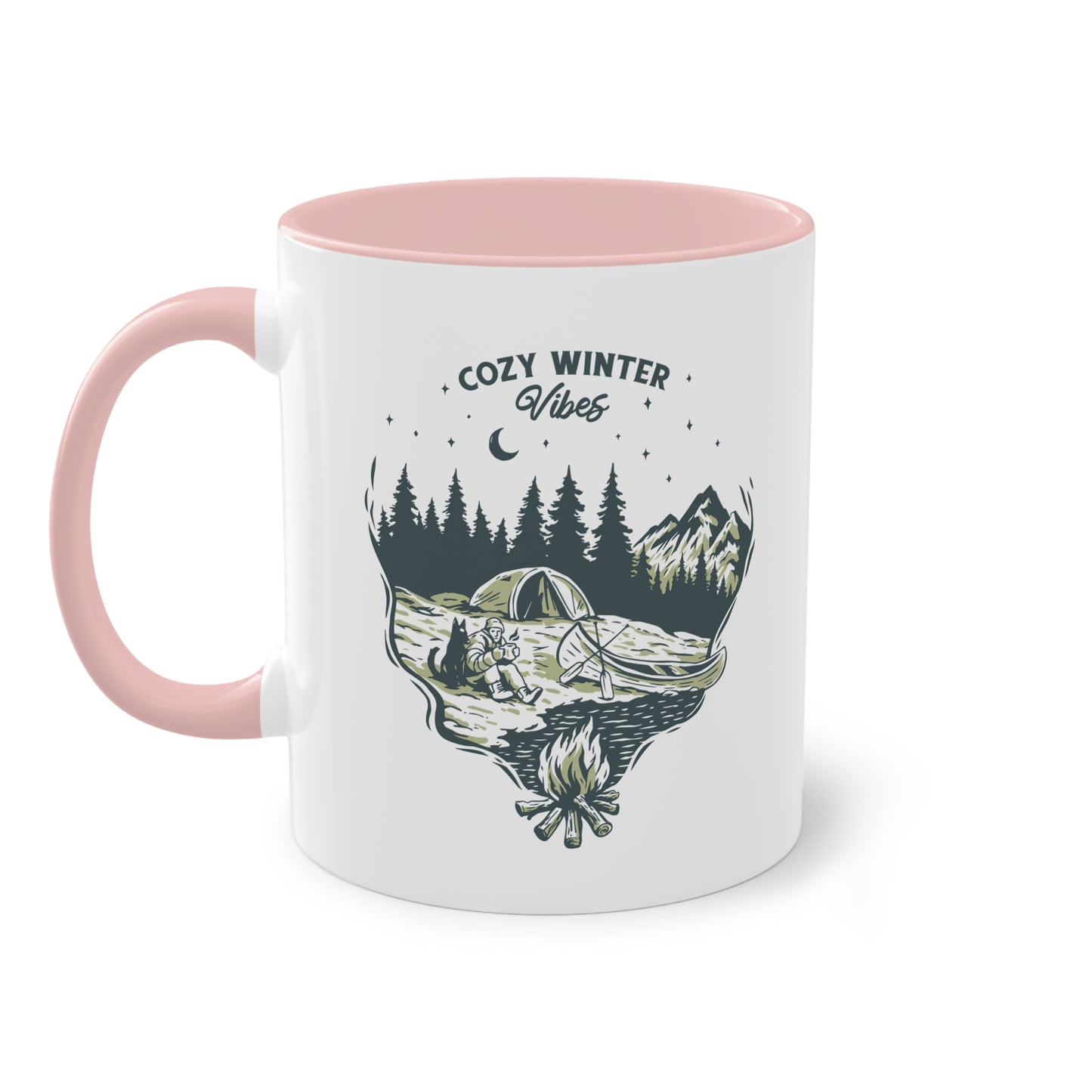 Winter Camping Tasse - "Cozy Winter Vibes"