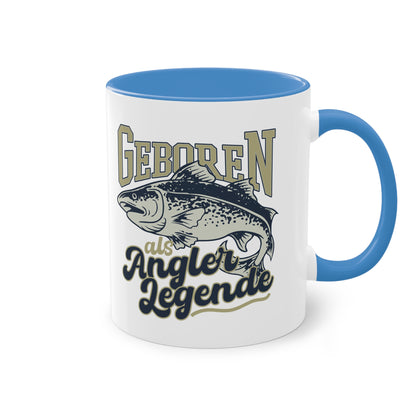 Geboren als Angler Legende Tasse - Perfekt für passionierte Angler