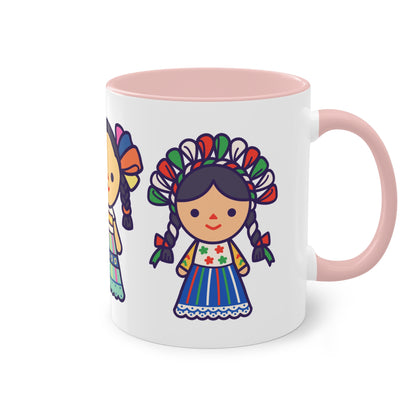 Petra Puppen Tasse - Traditionelle Handwerkskunst aus Mexiko