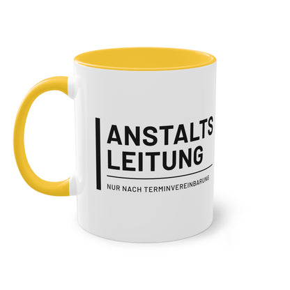 Chef Tasse "Anstaltsleitung", Farbvariante Gold
