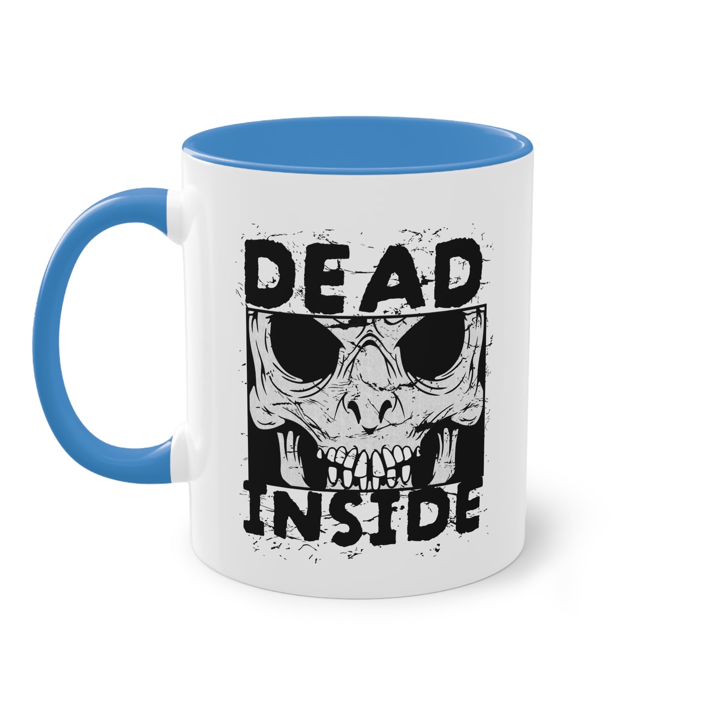 Gruselige Totenkopf Tasse für Fans düsterer Halloween Designs