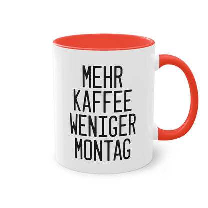 Mehr Kaffee, weniger Montag - Die motivierende Kaffeetasse