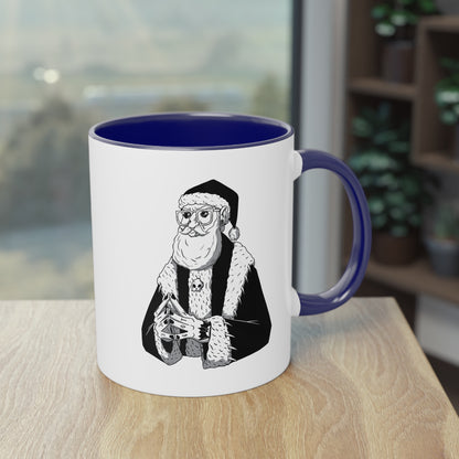 Dunkle Weihnachtsstimmung: Gothic Weihnachtsmann Tasse