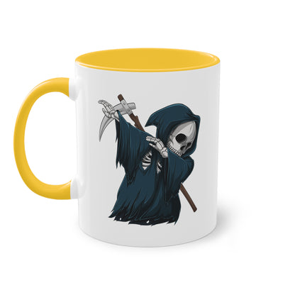 Dappender Sensenmann Tasse - Lustige Halloween Keramik Tasse