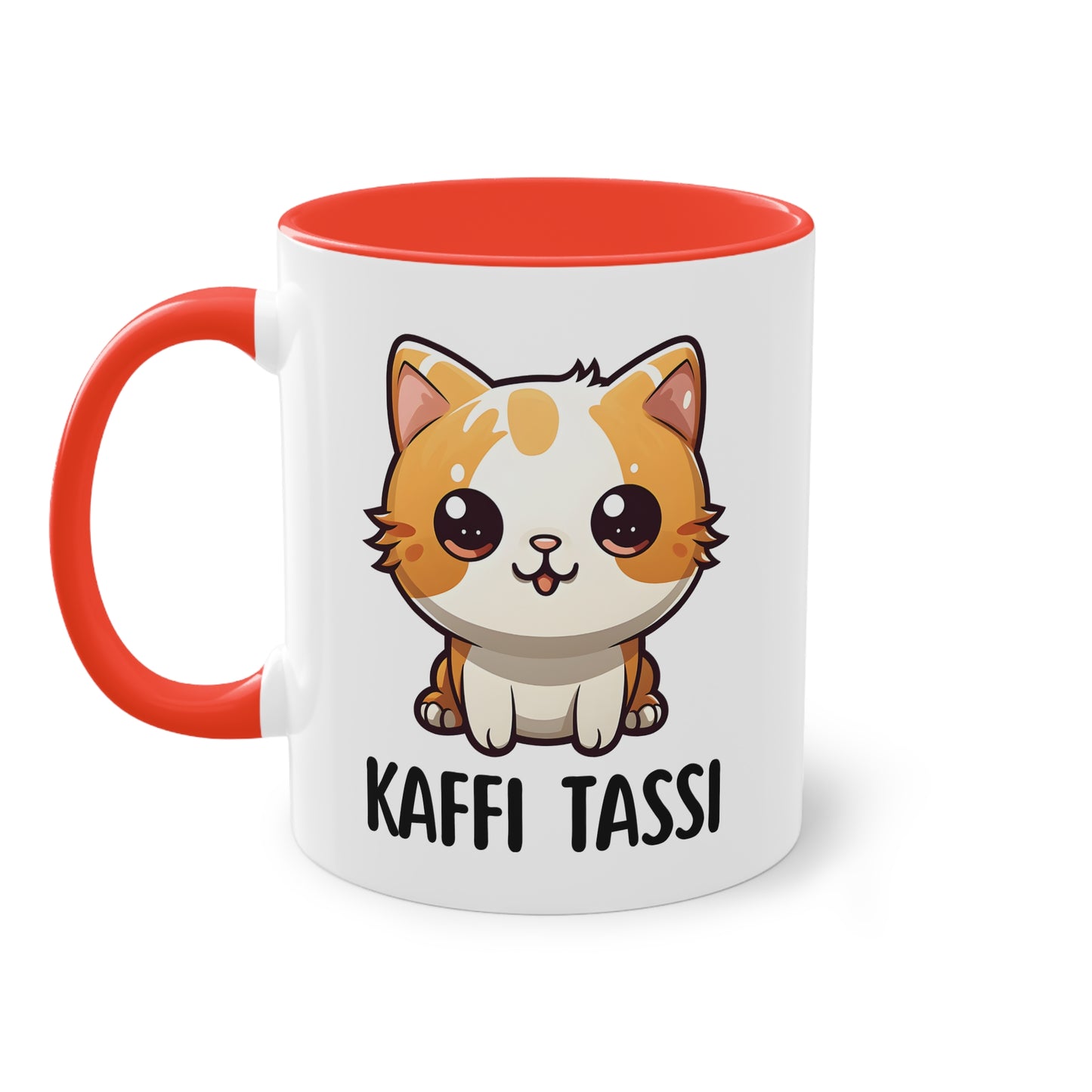 Kaffi Tassi Tasse mit süßem Kätzchen für Kaffee Fans