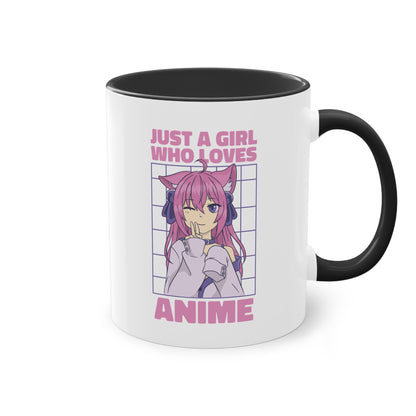 Anime-Liebhaberin - Die Manga/Anime-Tasse mit Otaku Girl