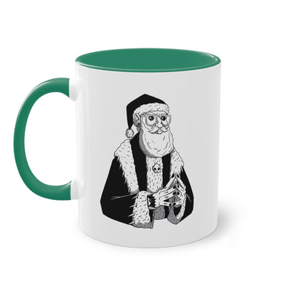 Dunkle Weihnachtsstimmung: Gothic Weihnachtsmann Tasse