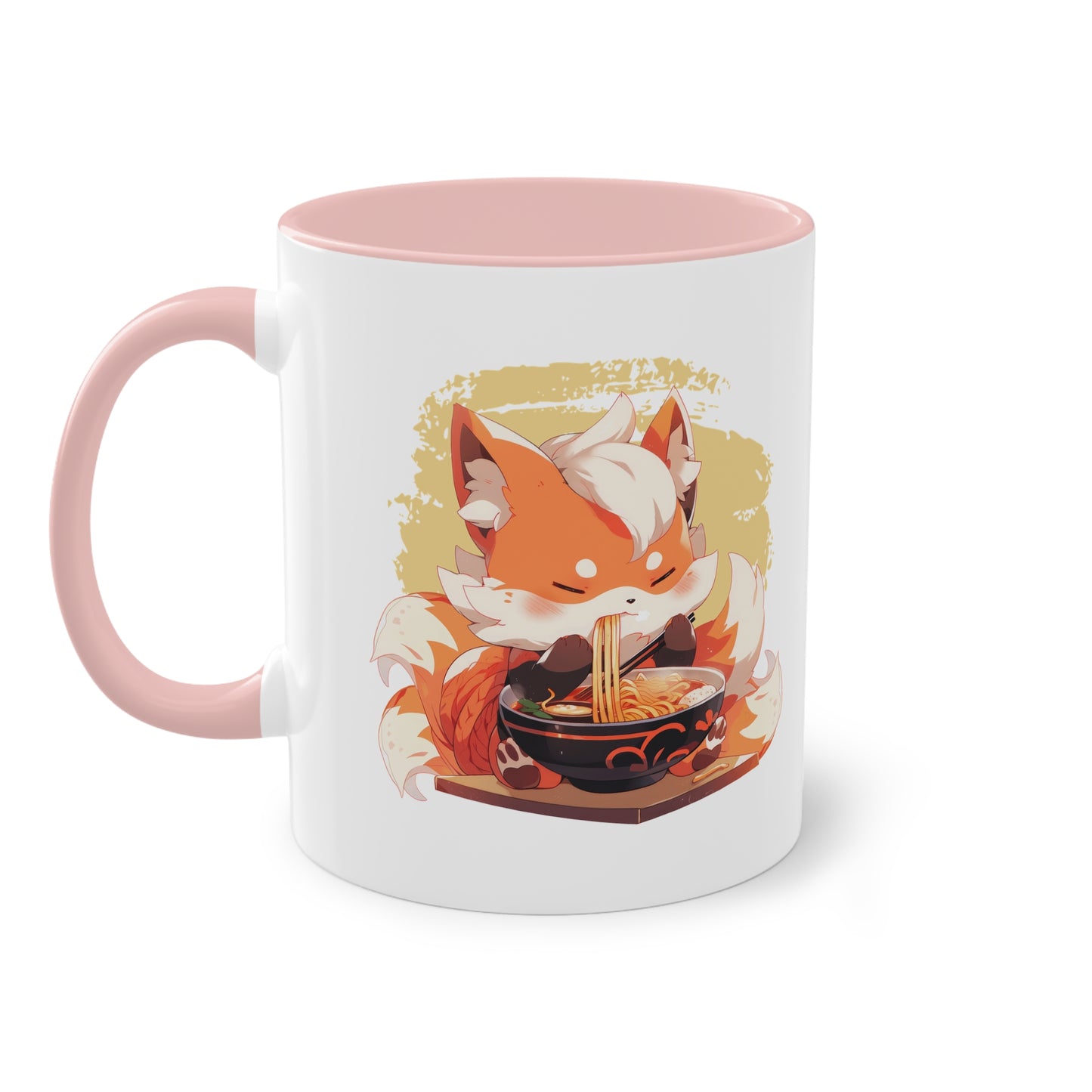 Fuchs Ramen Tasse - Niedliche Anime/Manga Tasse mit Fuchs und Ramen Design