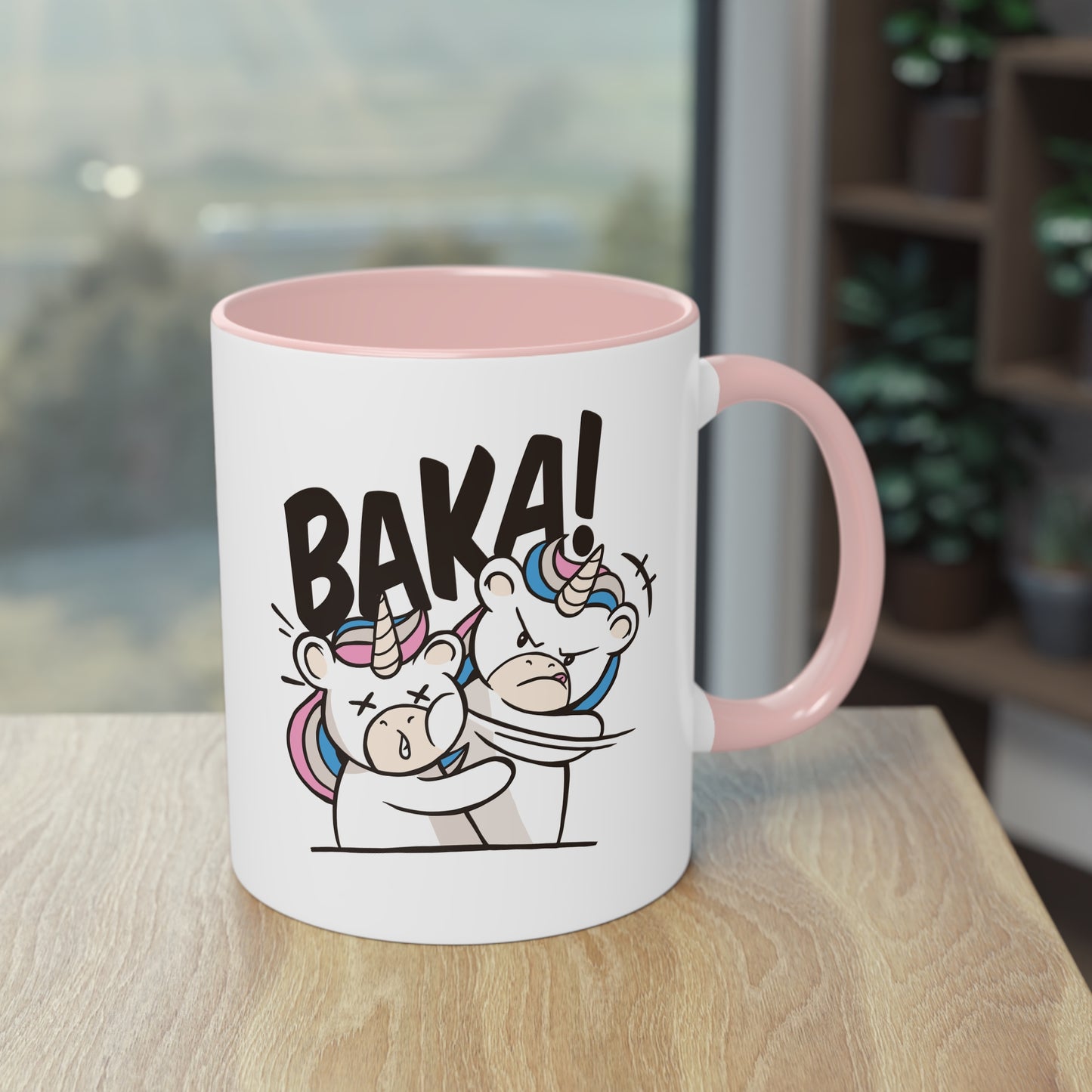 Baka Einhorn Tasse - lustiges Design für Anime- und Einhorn-Fans