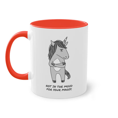 Grumpy Einhorn Tasse - "Not in the Mood for Your Magic"